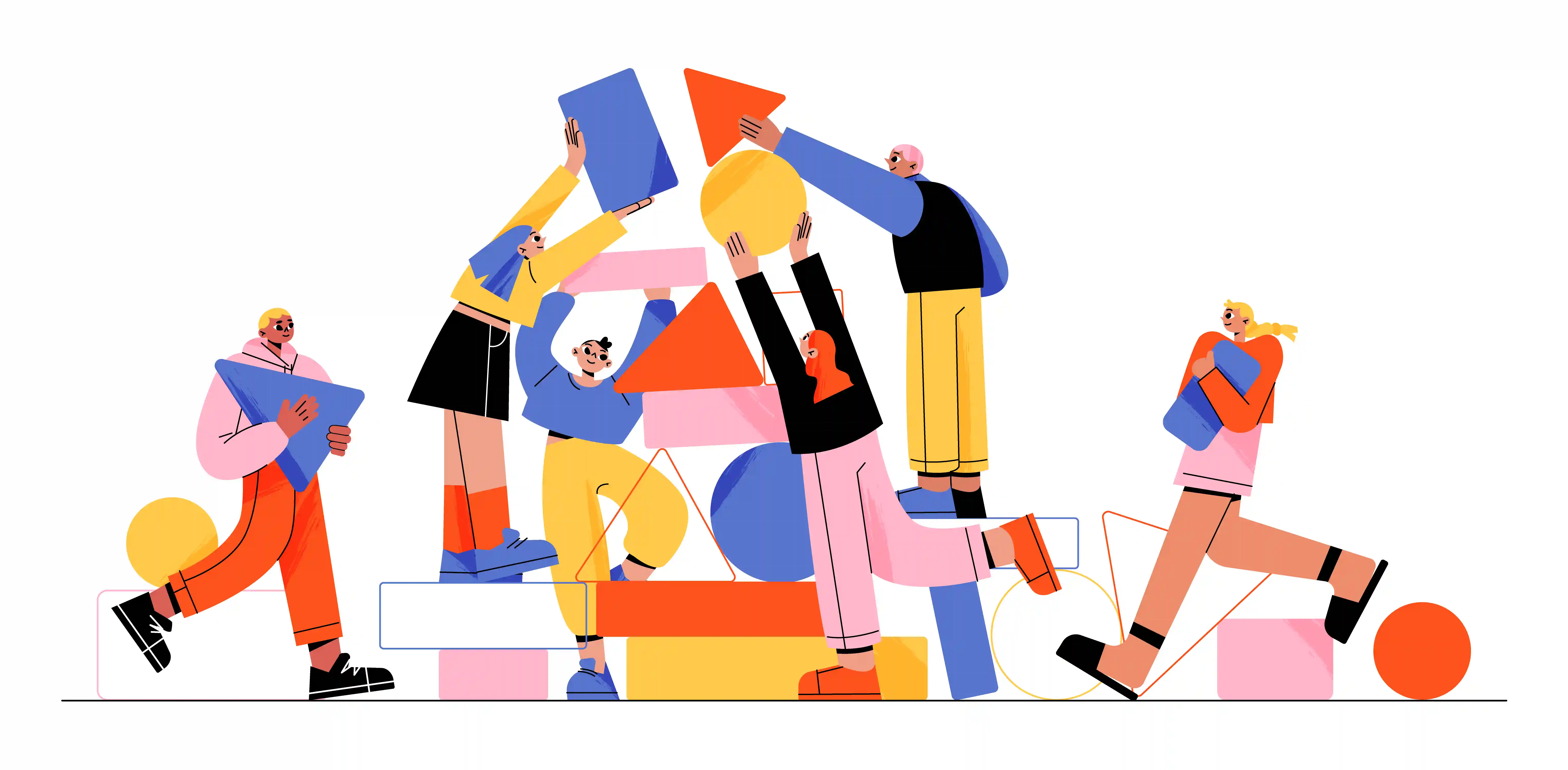 employees working together