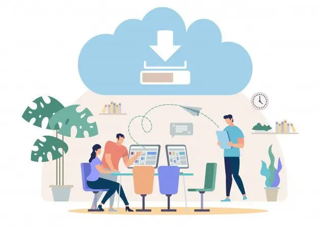 cloud based software dashboard with team collaboration